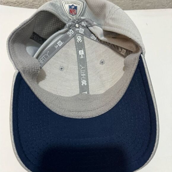 New Era Men's DALLAS  COWBOYS Gray 39THIRTY Flex Hat - Picture 4 of 6